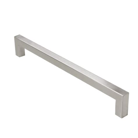 cabinet pulls square stainless steel|traditional stainless steel drawer pull.